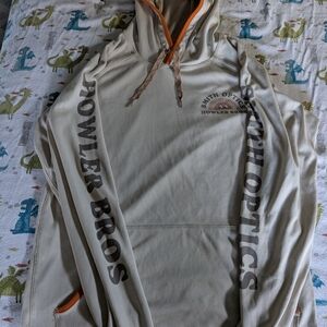 Howler Brothers Cream and Orange Hoodie